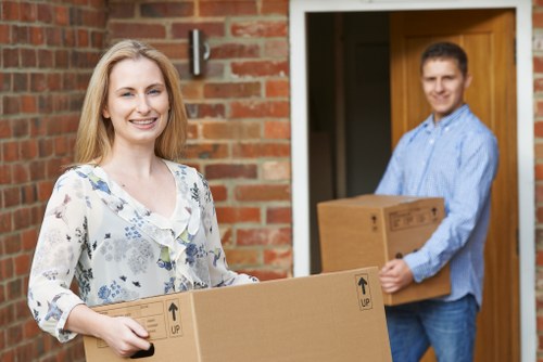 Local removalists assisting with a move in Shoreditch